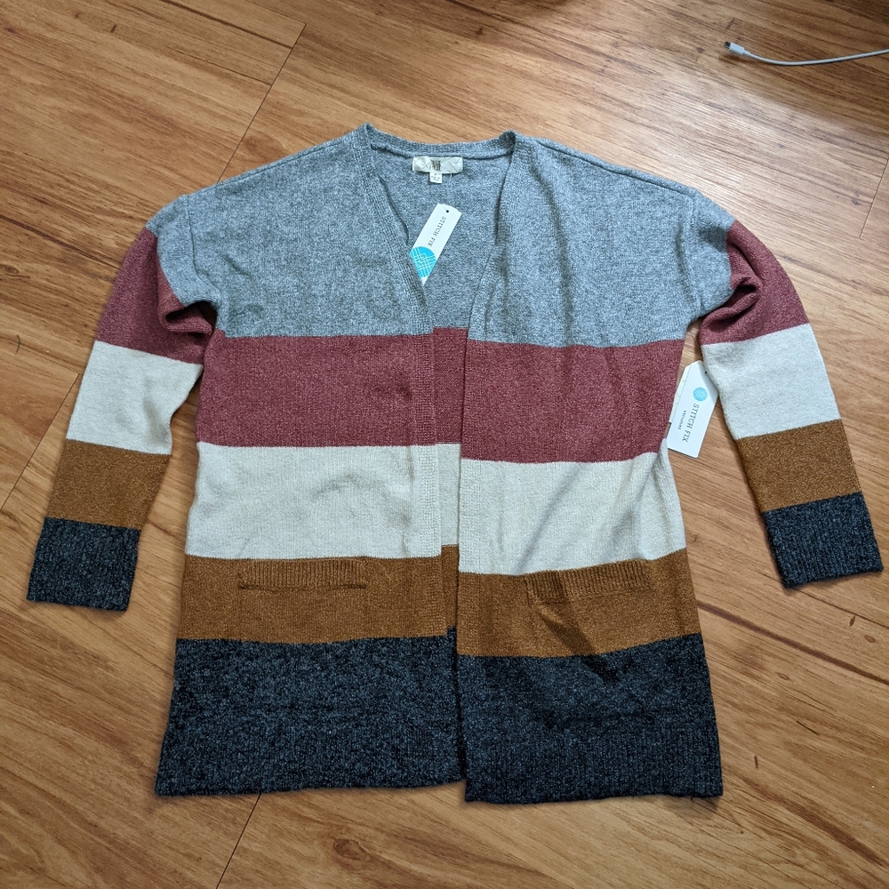 Pinque Cardigan Sweater grey stitch fix